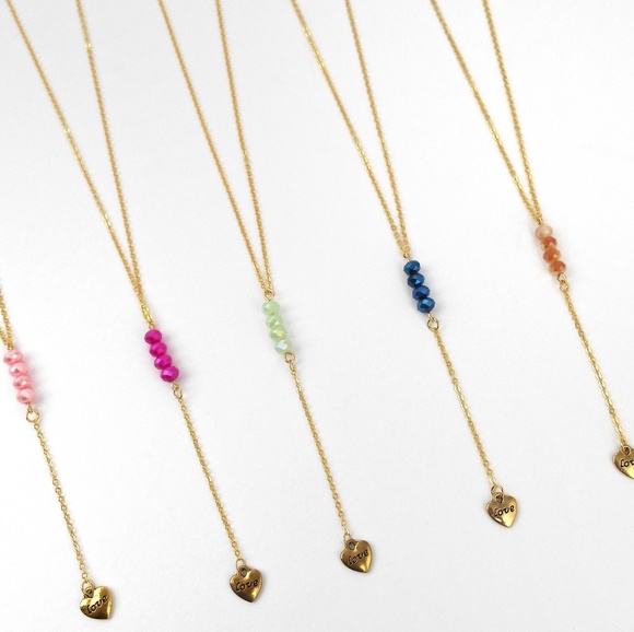 New Beaded Lariat Necklace - Picture 6 of 8